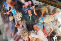 Benjamin Franklin and Barbie, Chinatown, Aug. 14, 2016 in Philadelphia, Pa.