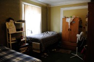 A bedroom is shown Sept. 28, 2016 at The Veterans Group in Philadelphia, Pa. The non-profit is committed to promoting the health and well-being of former armed forces service members.