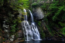 LEHMAN TOWNSHIP, PA - OCTOBER 3: The main falls at Bushkill Falls is shown on October 3, 2016 in Lehman Township, Pennsylvania. (Photo by Corey Perrine)